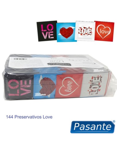 PASANTE - PRÉSERVATIFS LOVE BAG 144 UNITÉS