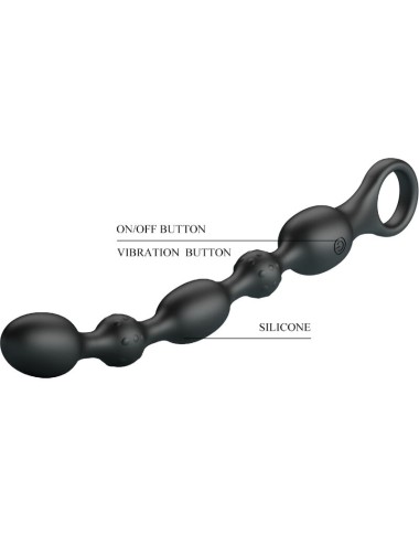 PRETTY LOVE - BALLES ANAL VAN 10 VIBRATIONS RECHARGEABLES EN SILICONE
