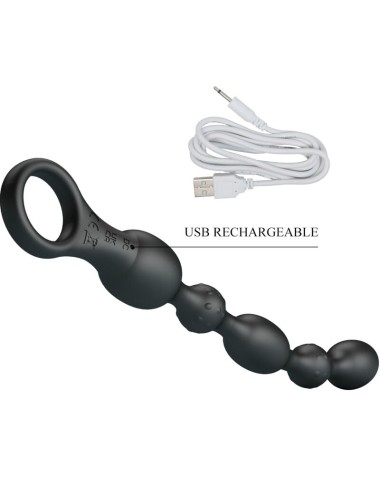 PRETTY LOVE - BALLES ANAL VAN 10 VIBRATIONS RECHARGEABLES EN SILICONE