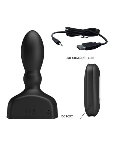 MR PLAY - TÉLÉCOMMANDE DE PLUG ANAL GONFLABLE NOIR