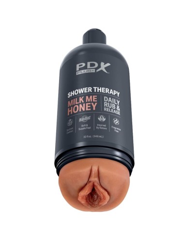 PDX PLUS - MASTURBATEUR STROKER CONCEPTION DE BOUTEILLE DISCRÈTE MILK ME HONEY CANDY SHAMPOOING