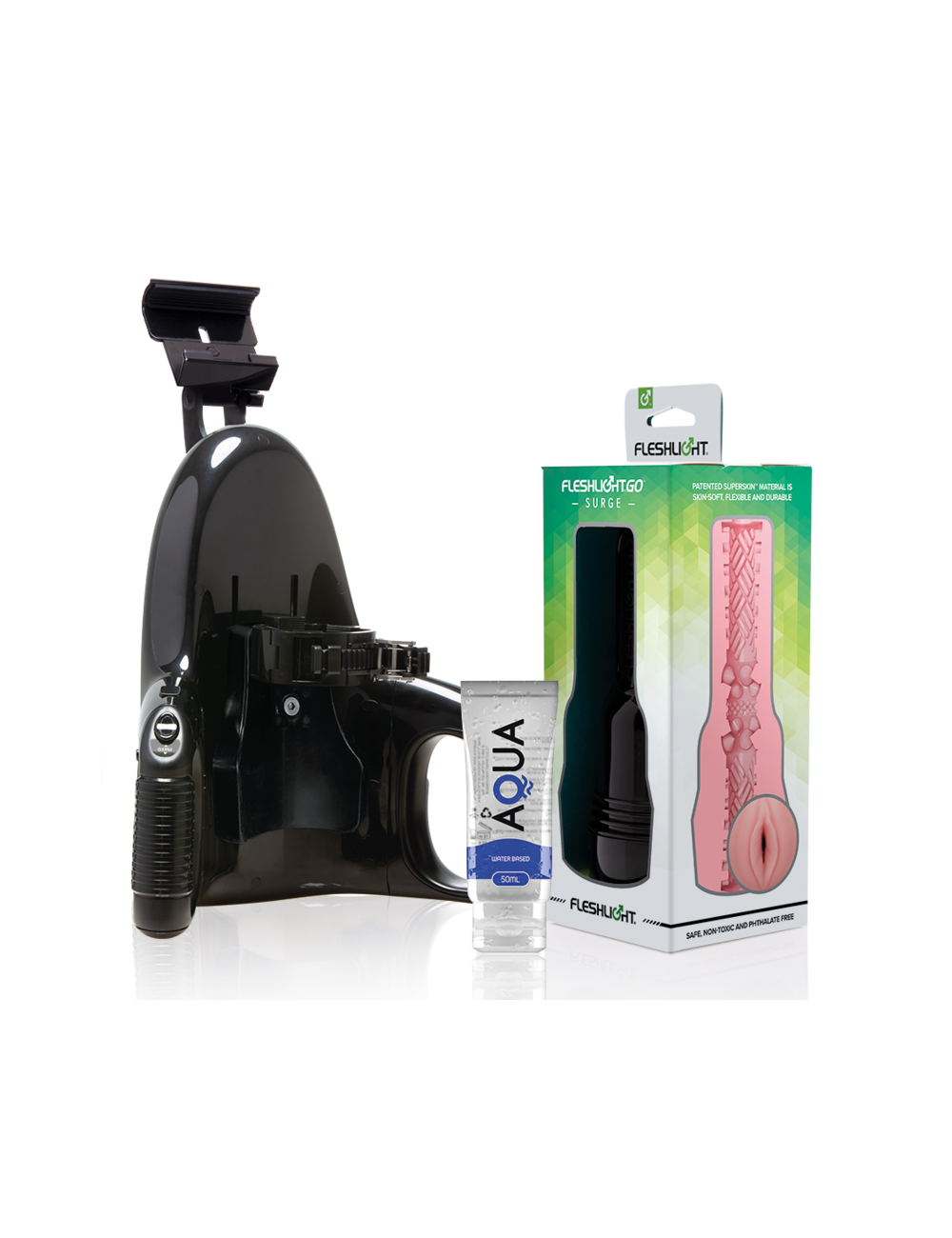 FLESHLIGHT - GO PINK LADY SURGE VAGIN + LANCEMENT UNIVERSEL + LUBRIFIANT DE QUALITÉ AQUA 50 ML FLESHLIGHT - GO PINK LADY SURGE VAGIN + LANCEMENT UNIVERSEL + LUBRIFIANT DE QUALITÉ AQUA 50 ML