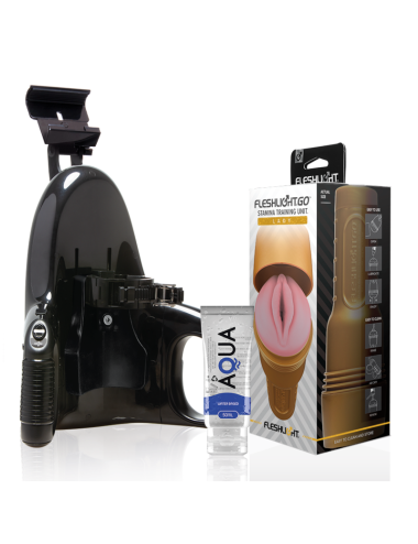 FLESHLIGHT - STAMINA GO TRAINING UNIT LADY + LANCEMENT UNIVERSEL + LUBRIFIANT DE QUALITÉ AQUA 50 ML