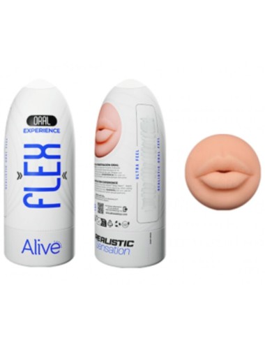 ALIVE - MASTURBATEUR MÂLE FLEX ORAL TAILLE M