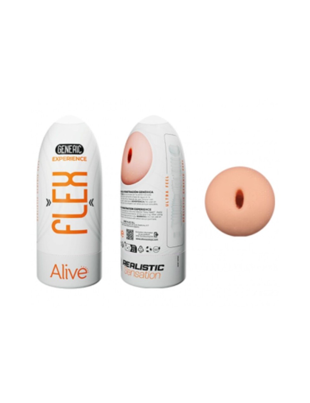 ALIVE - MASTURBADEUR MÂLE FLEX GÉNÉRIQUE TAILLE M