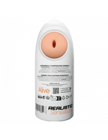 ALIVE - MASTURBADEUR MÂLE FLEX GÉNÉRIQUE TAILLE M