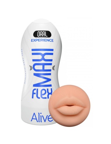 ALIVE - MASTURBADEUR MÂLE MAXI FLEX TAILLE ORAL L