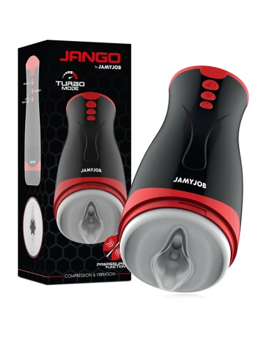 JAMYJOB - MASTURBATEUR  COMPRESSION ET VIBRATION JANGO