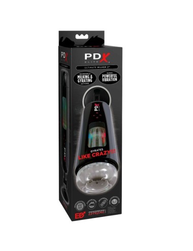 PDX ELITE - STROKER ULTIMATE MILKER 2 ROTATIF ET VIBRATEUR