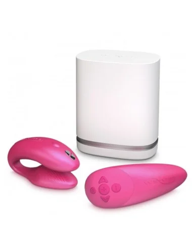 WE-VIBE - VIBRATEUR CHORUS POUR COUPLES AVEC COMMANDE DE SQUEEZE ROSE