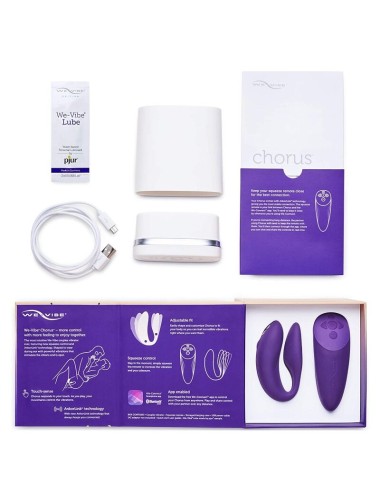 WE-VIBE - VIBRATEUR CHORUS POUR COUPLES AVEC CONTRÔLE DE SQUEEZE LILAS