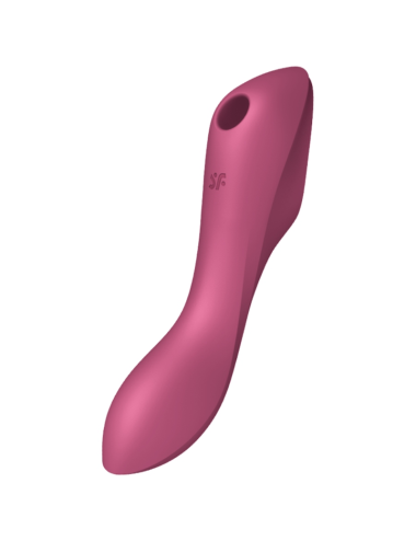 SATISFYER - STIMULATEUR ET VIBRATEUR CURVY TRINITY 3 ROUGE