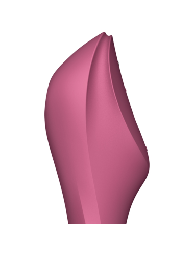 SATISFYER - STIMULATEUR ET VIBRATEUR CURVY TRINITY 3 ROUGE