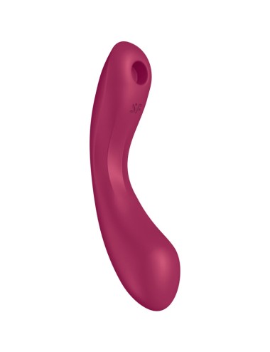 SATISFYER - CURVE TRINITY 1 AIR PULSE VIBRATION ROUGE