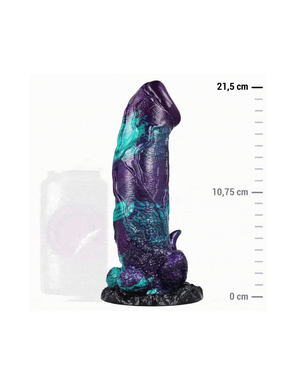EPIC - GODE BASILIC DOUBLE PLAISIR ÉCAILLEUX GRANDE TAILLE EPIC - GODE BASILIC DOUBLE PLAISIR ÉCAILLEUX GRANDE TAILLE