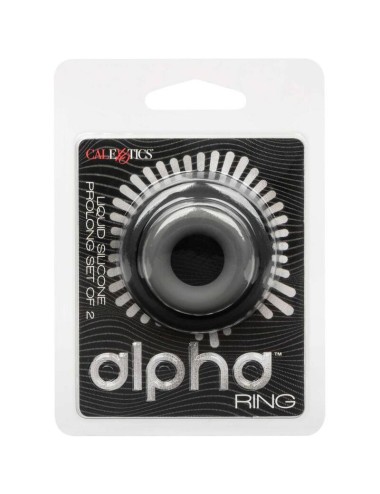 CALIFORNIA EXOTICS - ALPHA PROLONG LOT DE 2 BAGUE GRIS