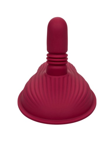 CALIFORNIA EXOTICS - RIDER MASSAGER DOUBLE MOTEUR TÉLÉCOMMANDE ROUGE