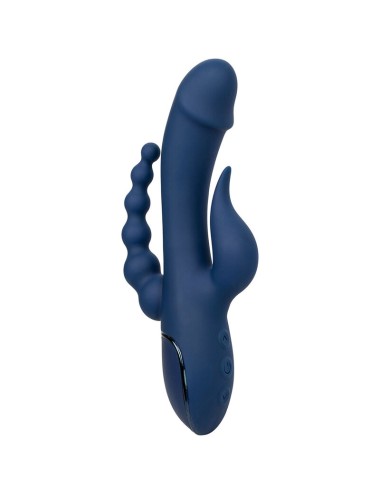 CALIFORNIA EXOTICS - VIBRATEUR TRIPLE ORGASME BLEU