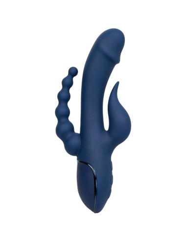 CALIFORNIA EXOTICS - VIBRATEUR TRIPLE ORGASME BLEU