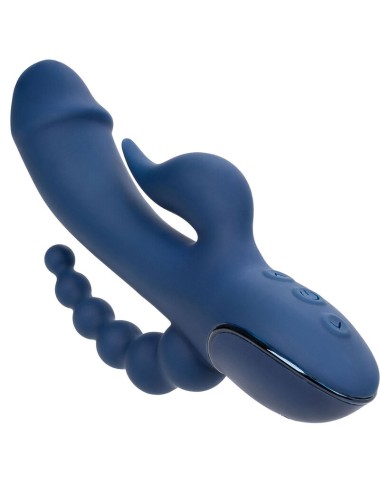 CALIFORNIA EXOTICS - VIBRATEUR TRIPLE ORGASME BLEU