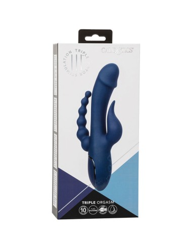 CALIFORNIA EXOTICS - VIBRATEUR TRIPLE ORGASME BLEU