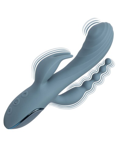 CALIFORNIA EXOTICS - VIBRATEUR TRIPLE ECSTASY GRIS