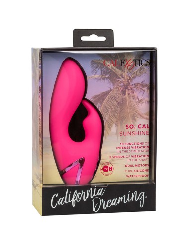 CALIFORNIA EXOTICS - DONC. VIBRATEUR CAL SUNSHINE RABBIT FUCHSIA PAR CALIFORNIA DREAMING