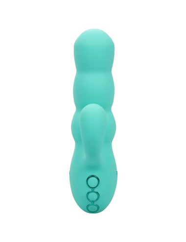 CALIFORNIA EXOTICS - VIBRATEUR DEL MAR DIVA RABBIR AQUA GREEN PAR CALIFORNIA DREAMING