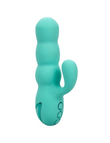 CALIFORNIA EXOTICS - VIBRATEUR DEL MAR DIVA RABBIR AQUA GREEN PAR CALIFORNIA DREAMING