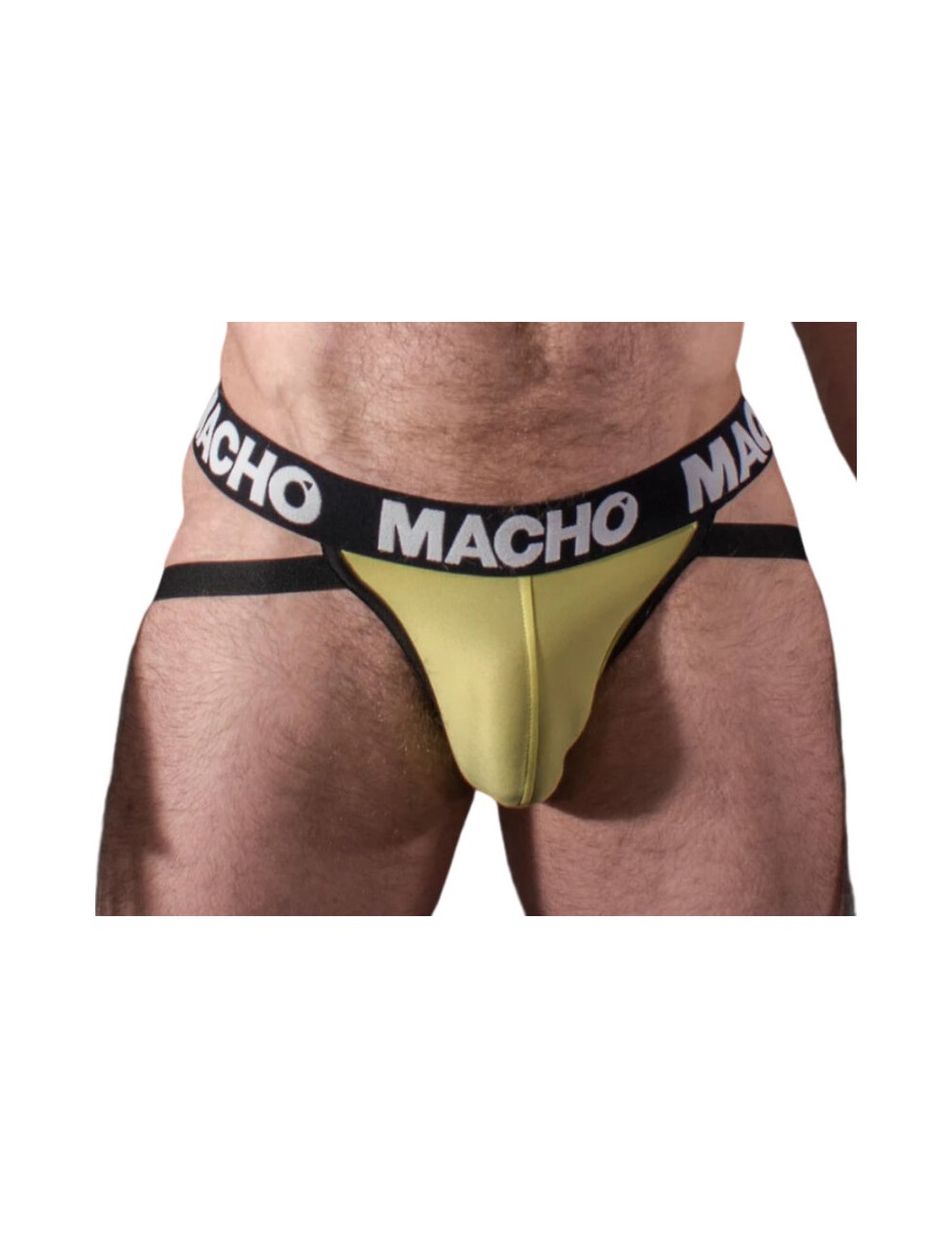 MACHO - MX25A JOCK LYCRA JAUNE XL MACHO - MX25A JOCK LYCRA JAUNE XL