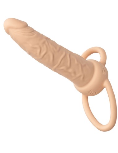 CALIFORNIA EXOTICS - PERFORMANCE MAXX RECHARGEABLE DOUBLE PÉNÉTRATEUR PEAU CLAIRE