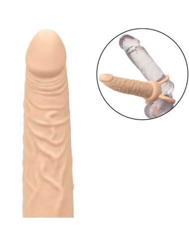 CALIFORNIA EXOTICS - PERFORMANCE MAXX RECHARGEABLE DOUBLE PÉNÉTRATEUR PEAU CLAIRE