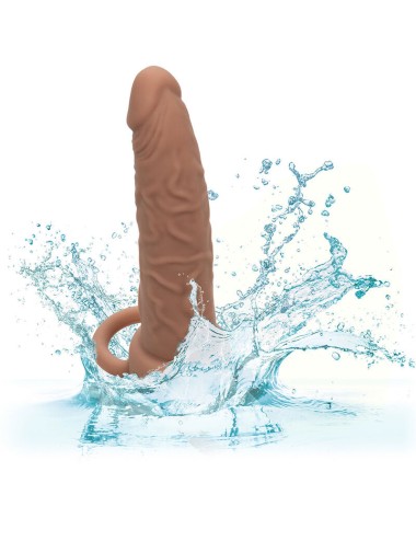 CALIFORNIA EXOTICS - PERFORMANCE MAXX RECHARGEABLE DOUBLE PÉNÉTRATEUR PEAU BRUN