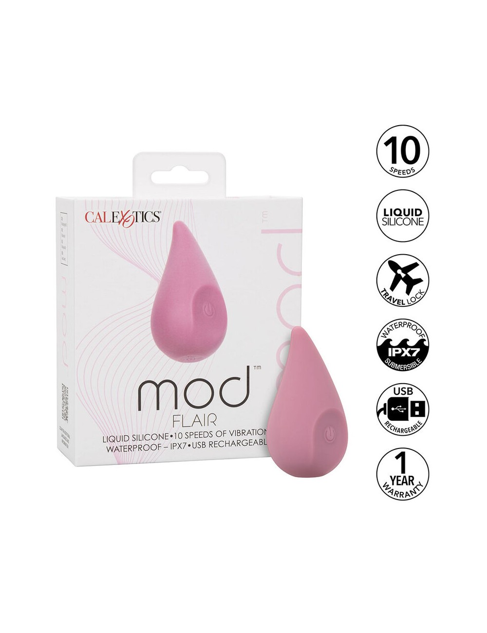 CALIFORNIA EXOTICS - STIMULATEUR MOD FLAIR ROSE CALIFORNIA EXOTICS - STIMULATEUR MOD FLAIR ROSE