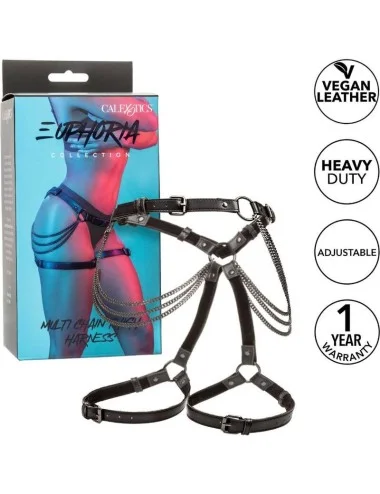 CALIFORNIA EXOTICS - EUPHORIA HARNAIS DE CUISSES MULTI CHAÎNES