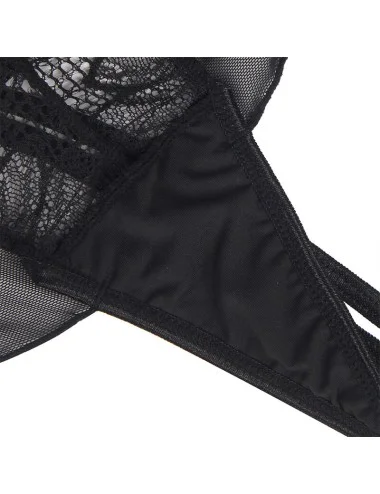SUBBLIME - TEDDY HALTER NECK DOS NU DENTELLE NOIR S/M