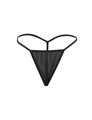 SUBBLIME - TISSU TULLE BABYDOLL AVEC DENTELLE ET DÉTAIL FLEUR NOIR S/M