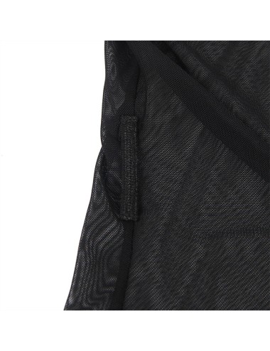SUBBLIME - ROBE EN TISSU TRANSPARENT AVEC DÉTAIL DENTELLE NOIR S/M