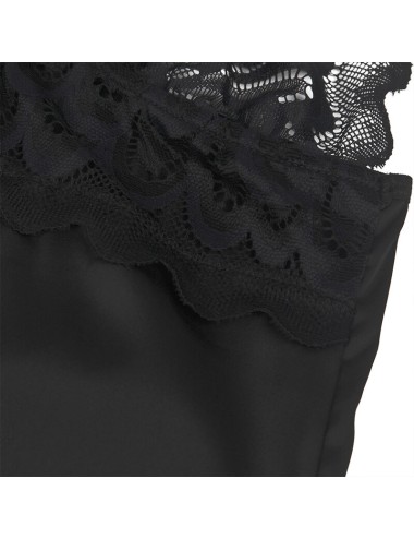 SUBBLIME - BABYDOLL AVEC POITRINE IMPRIMÉ FLEURI NOIR S/M