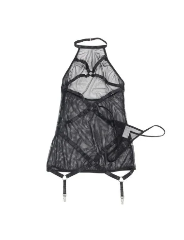 SUBLLIME - ROBE TRANSPARENTE  DOS LIQUIDE NOIR S/M