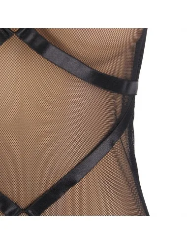 SUBLLIME - ROBE TRANSPARENTE  DOS LIQUIDE NOIR S/M