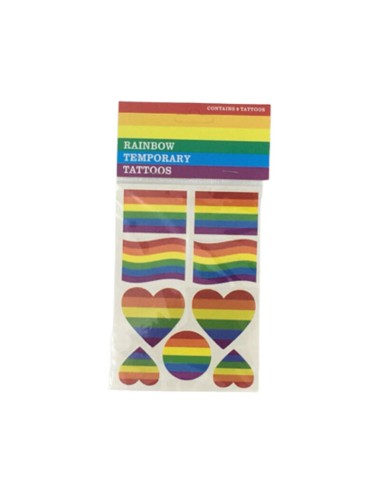 FIERTÉ - TATOUAGES DE DRAPEAU LGBT