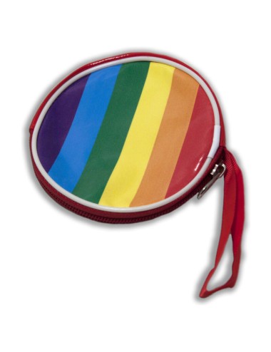 PRIDE - PORTEFEUILLE ROND DRAPEAU LGBT