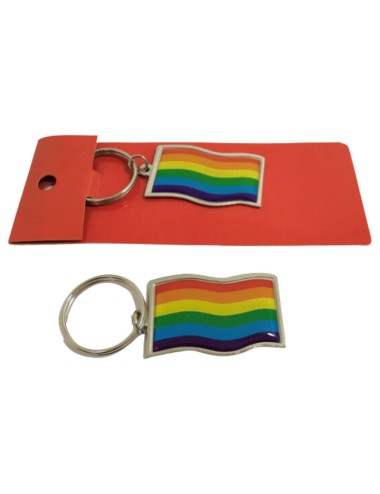 PRIDE - PORTE-CLÉS DRAPEAU LGBT