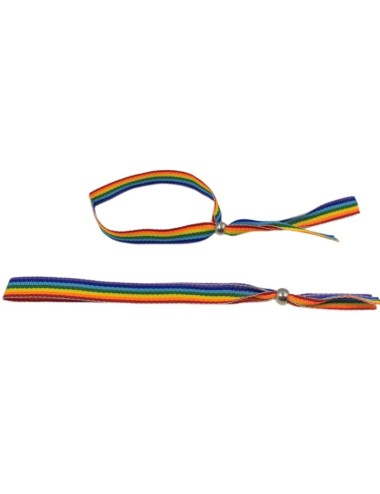 PRIDE - BRACELET BOULE ARGENT DRAPEAU LGBT