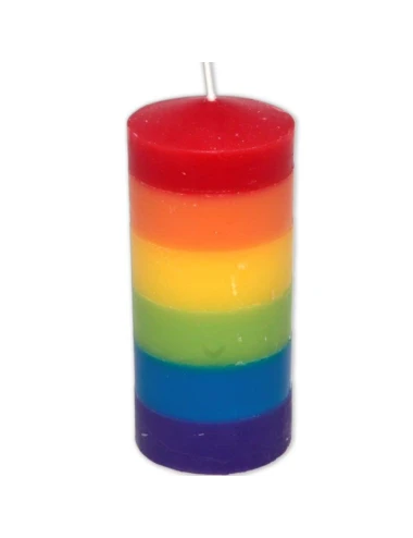 PRIDE - GRANDE BOUGIE AVEC DRAPEAU LGBT