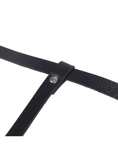 SUBBLIME - HARNAIS DE CORPS EN CUIR NOIR TAILLE UNIQUE