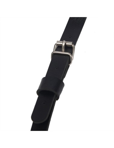 SUBBLIME - HARNAIS CORPS SANGLES AJUSTABLES CUIR NOIR TAILLE UNIQUE