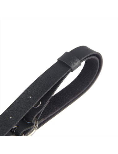 SUBBLIME - HARNAIS CEINTURE CUIR NOIR TAILLE UNIQUE