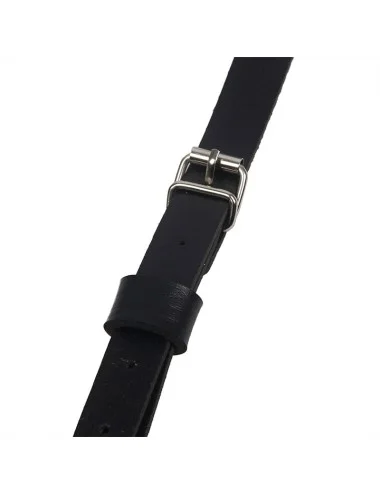 SUBBLIME - HARNAIS POITRINE ANNEAU CUIR NOIR TAILLE UNIQUE